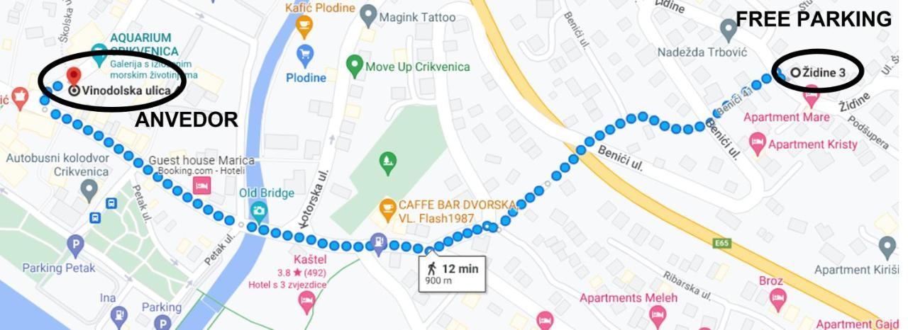 Anvedor Apartamento Crikvenica Exterior foto